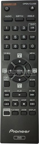 076E0PP161 пульт для DVD-плеера с караоке PIONEER DV-120K-K и др.