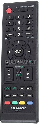076K0UW011 пульт для телевизора Sharp LC-23LE448RU и др.