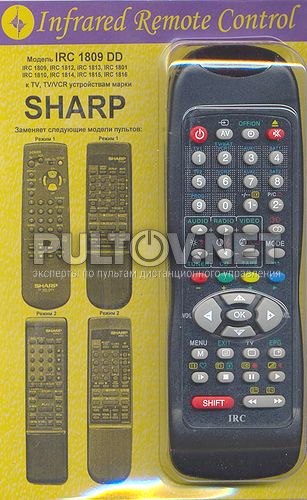 заменяющий IRC-1809DD [TV, TV/VCR]