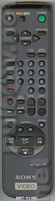 RMT-V198C пульт для видеомагнитофона Sony
