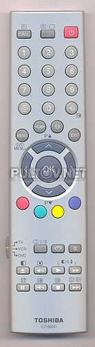 CT-90241 пульт для телевизора Toshiba 32WL58A и других