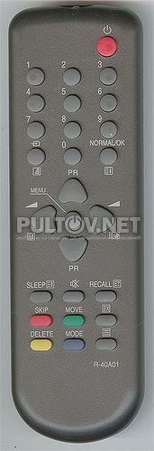 R-40A01 , R-40A09 неоригинальный пульт для телевизора DAEWOO KR-14V5TV и других