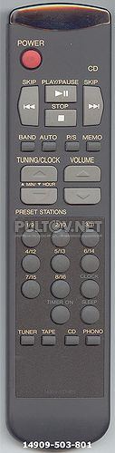 14909-503-801 пульт для музыкального центра Samsung SCM-8300