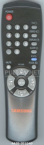 00104D [TV]неоригинальный пульт ДУ (ПДУ)