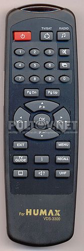 VDS3300, Humax VDS-3300 пульт для спутникового ресивера HUMAX F1 VA и других