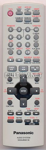 N2QAJB000138 пульт для музыкального центра Panasonic