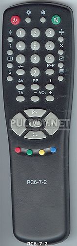 RC-6-7-2 пульт для телевизора HORIZONT 70CTV-694T и других