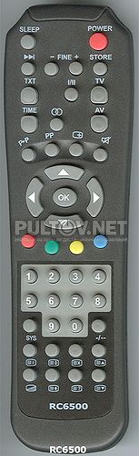 RC-6500неоригинальный пульт ДУ (ПДУ)