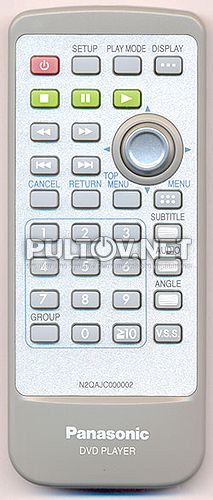 N2QAJC000002 оригинальный пульт для портативного DVD-плеера Panasonic DVD-LA95 и др.