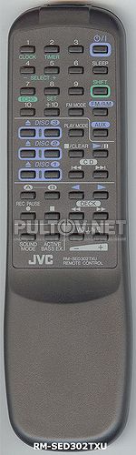 RM-SED40TEU, RM-SED40TU , JVC RM-SED302TXU пульт для музыкального центра JVC