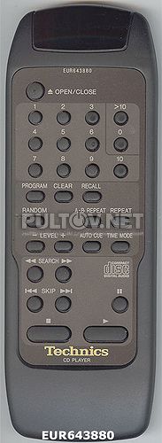 EUR643880 [CD PLAYER]оригинальный пульт ДУ (ПДУ)
