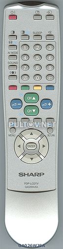 GA026WJSA пульт для телевизора Sharp LC-30HV2E и др.