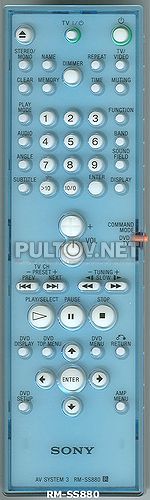 RM-SS880, Sony RM-SS400 пульт для домашнего кинотеатра Sony DAV-S400 и др.
