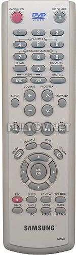 AK59-00008J , 00008D, 00039A пульт для DVD/VHS-плеера SAMSUNG DVD-V5500 и других