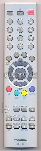 CT-90170 пульт для телевизора TOSHIBA 36SW9UA и других