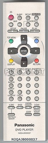 N2QAJB000037 пульт для DVD-плеера Panasonic 