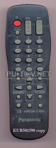 EUR501390 [TV]неоригинальный пульт ДУ (ПДУ)