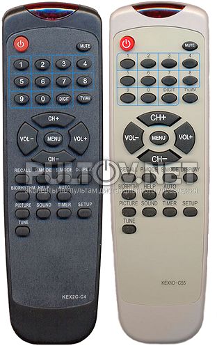 KEX2C-C4, KEY1D-C30, KEX1D-С55, POLAR KEX2C-C4 неоригинальный пульт для телевизора