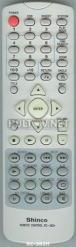 RC-382H пульт для DVD-плеера