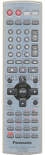 EUR7722X30 пульт для домашнего кинотеатра Panasonic SC-HT870 и др.