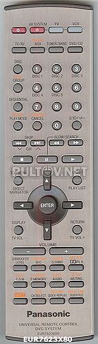 EUR7623X80 пульт для домашнего кинотеатра Panasonic SC-HT900EE-S