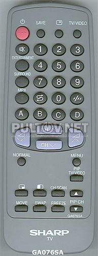 GA076SA, GA076WJSA оригинальный пульт для телевизора Sharp 