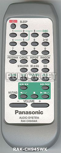 RAK-CH945WK , PANASONIC RAK-CH945WK пульт для музыкального центра PANASONIC SC-AK17 и других