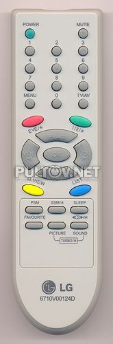 6710V00124D , 6710V00124Y неоригинальный пульт для телевизоров LG