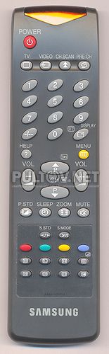 AA59-10075K , 3F14-00048-180 пульт для телевизора SAMSUNG CK-6202WTR и других