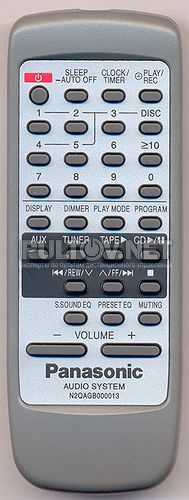 N2QAGB000013 , EUR648264 пульт для музыкального центра Panasonic SC-AK200 и др.
