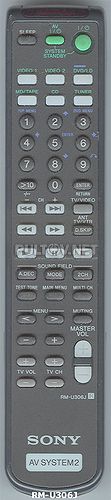 RM-U306J пульт для AV-ресивера SONY