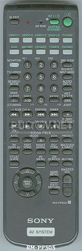 RM-PP505, RM-PP505L пульт для AV-ресиверов Sony STR-DB870 (вариант 1)  и других