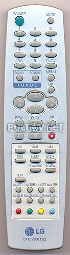 6710V00112Q пульт для телевизора LG 