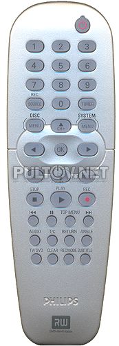 2422 5490 0611 пульт для DVD-рекордеров Philips DVDR3365, 3305 и других
