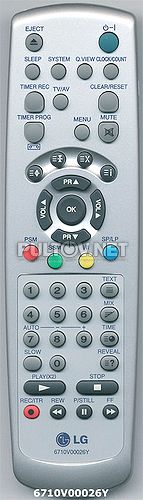 6710V00026Y пульт для телевизора LG 