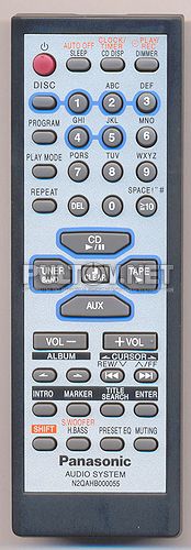 N2QAHB000055 пульт для музыкального центра Panasonic SC-AK630