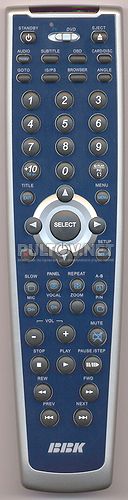URC100 пульт для DVD-плеера  (второй вариант для DV968S)