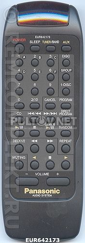 EUR642173 пульт для музыкального центра PANASONIC SC-CH84M и других