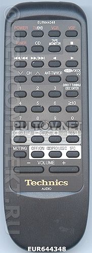 EUR644348 пульт для AV-ресивера Technics