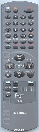 VC-675 [VCR]оригинальный пульт ДУ (ПДУ)