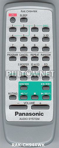 RAK-CH944WK пульт для музыкального центра Panasonic SA-AK27ES