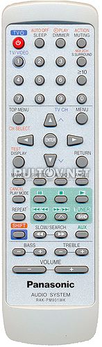 RAK-PM901WK оригинальный пульт для музыкального центра с DVD PANASONIC
