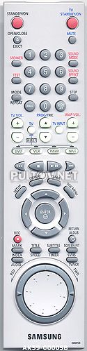 00005B пульт для домашнего кинотеатра SAMSUNG DVD-CM350