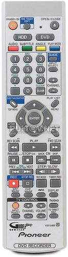 VXX2950 [DVDR]оригинальный пульт ДУ (ПДУ)