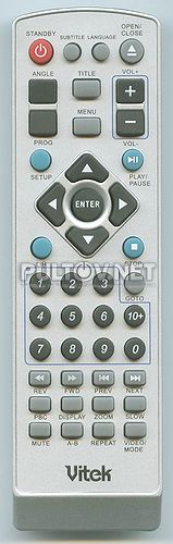 KT-6222, KF-6123 для DVD-плеера VT-4003SR , TCL KT-6222, KF-6123 пульт для DVD-плеера DV-F88, AKIRA KT-6222