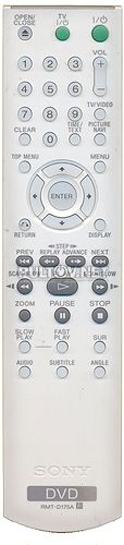 RMT-D175A [DVD]оригинальный пульт ДУ (ПДУ)