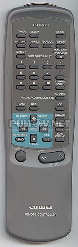 RC-6AS01 пульт для музыкального центра Aiwa NSX-F7 и др.