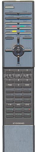 6710V00049G , LG 6710V00049W пульт для телевизора LG CT-29Q90iP