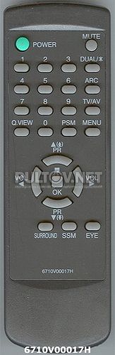 6710V00017H , 6710V00017G пульт для телевизора