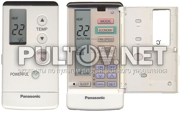 CWA75C2081, CWA75C2086, CWA75C723, CWA75C714, CWA75C715 пульт ДУ для кондиционера PANASONIC